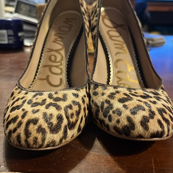 Sam Edelman leopard print heels, 9m - Picture 9 of 15